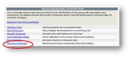 Record voicemail step1